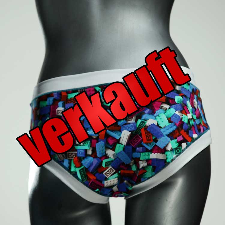 gemusterte farbige bunte bequeme Panty aus Baumwolle, Unterwäsche für Damen