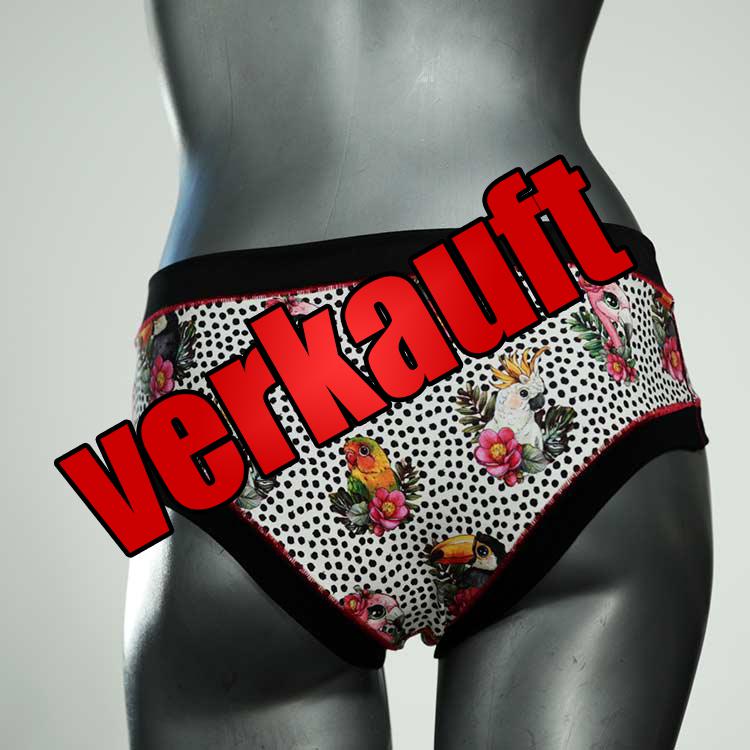 ökologische süße gemusterte bunte Panty aus Baumwolle, Unterwäsche für Damen