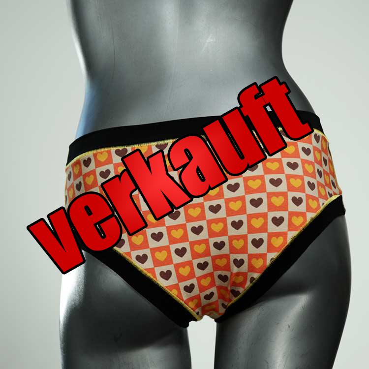 nachhaltige ökologische gemusterte handgemachte Panty aus Baumwolle, Unterwäsche für Damen