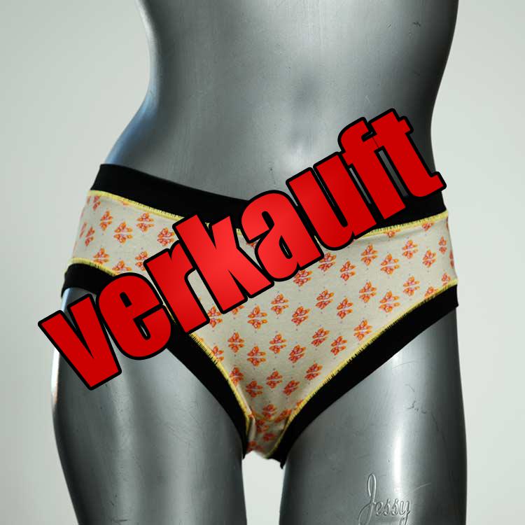 nachhaltige ökologische gemusterte handgemachte Panty aus Baumwolle, Unterwäsche für Damen