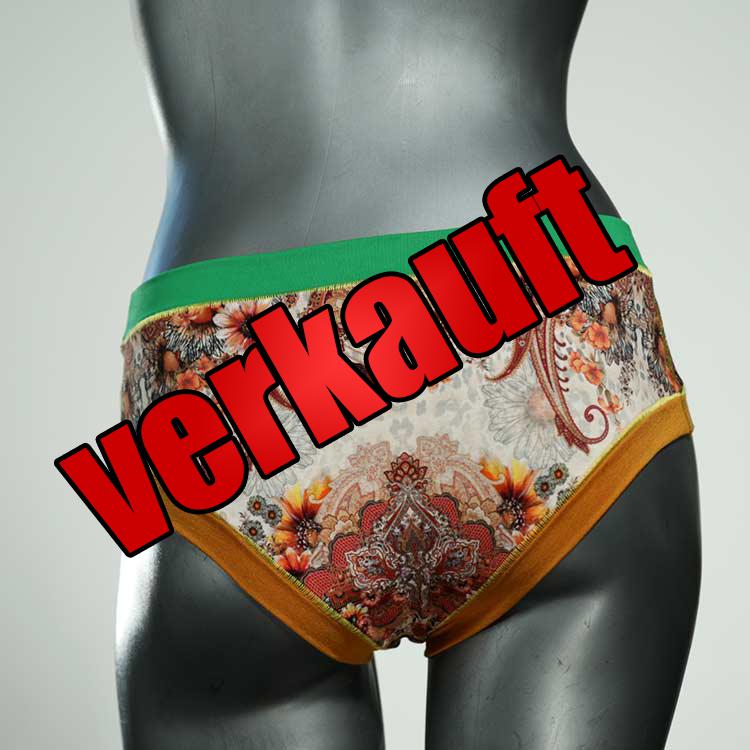 nachhaltige farbige bunte gemusterte Panty aus Baumwolle, Unterwäsche für Damen