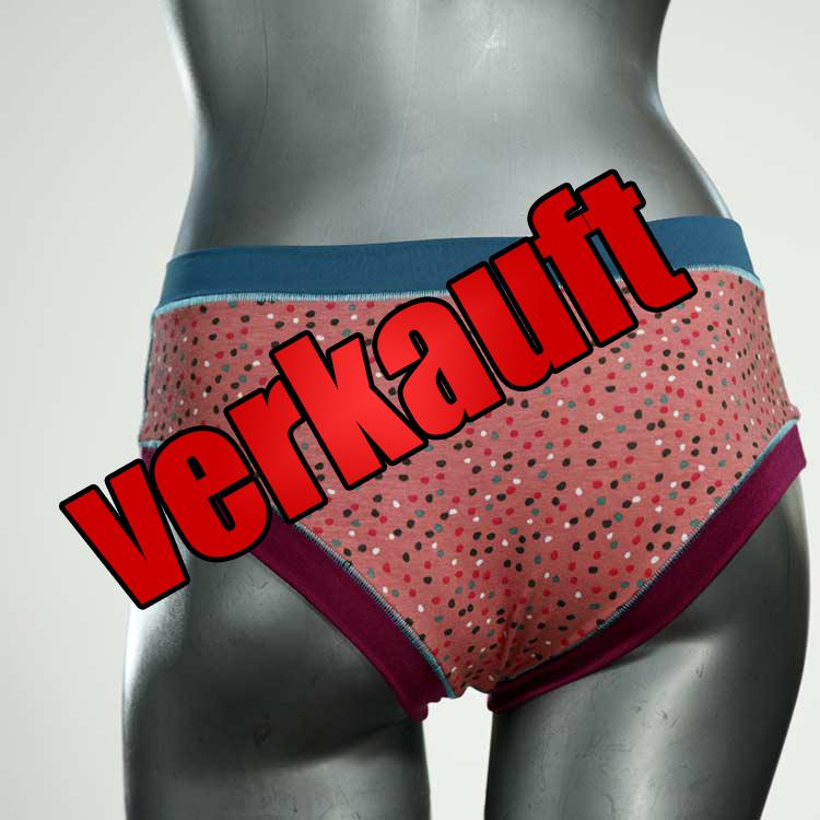 farbige ökologische bunte handgemachte Panty aus Baumwolle, Unterwäsche für Damen