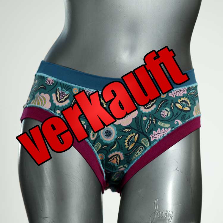 farbige ökologische bunte handgemachte Panty aus Baumwolle, Unterwäsche für Damen