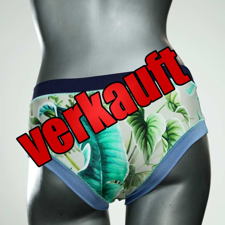 ökologische sexy attraktive gemusterte Panty aus Baumwolle, Unterwäsche für Damen