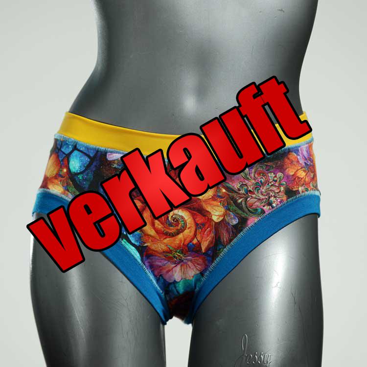 attraktive bunte farbige nachhaltige Panty aus Baumwolle, Unterwäsche für Damen