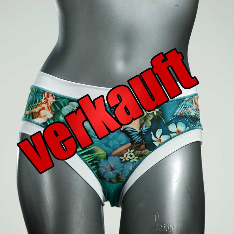 schöne ökologische gemusterte handgemachte Panty aus Baumwolle, Unterwäsche für Damen