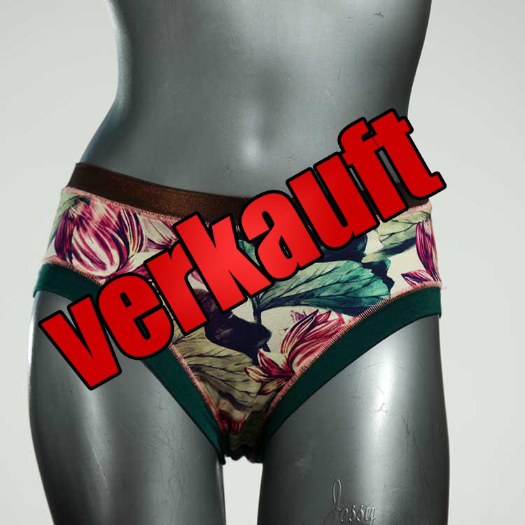 farbige preiswerte gemusterte bunte Panty aus Baumwolle, Unterwäsche für Damen