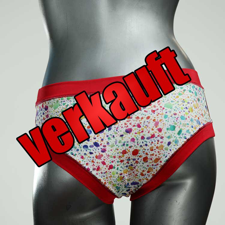 farbige süße handgemachte nachhaltige Panty aus Baumwolle, Unterwäsche für Damen