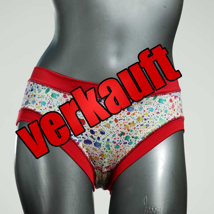 farbige süße handgemachte nachhaltige Panty aus Baumwolle, Unterwäsche für Damen