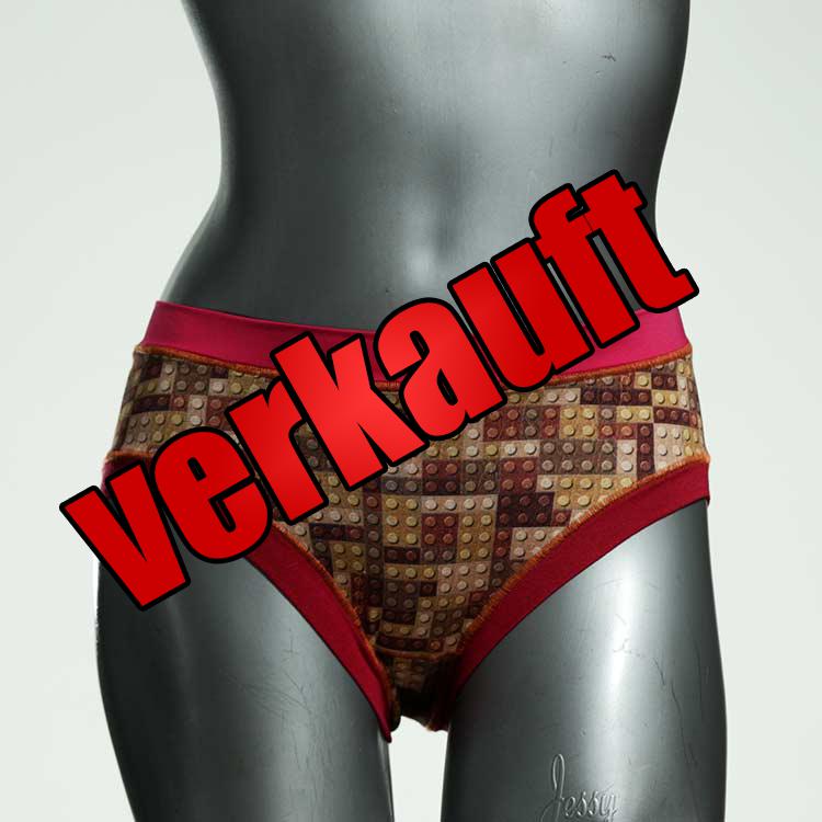 sexy farbige handgemachte nachhaltige Panty aus Baumwolle, Unterwäsche für Damen