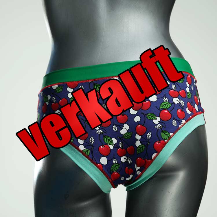 nachhaltige gemusterte sexy bunte Panty aus Baumwolle, Unterwäsche für Damen