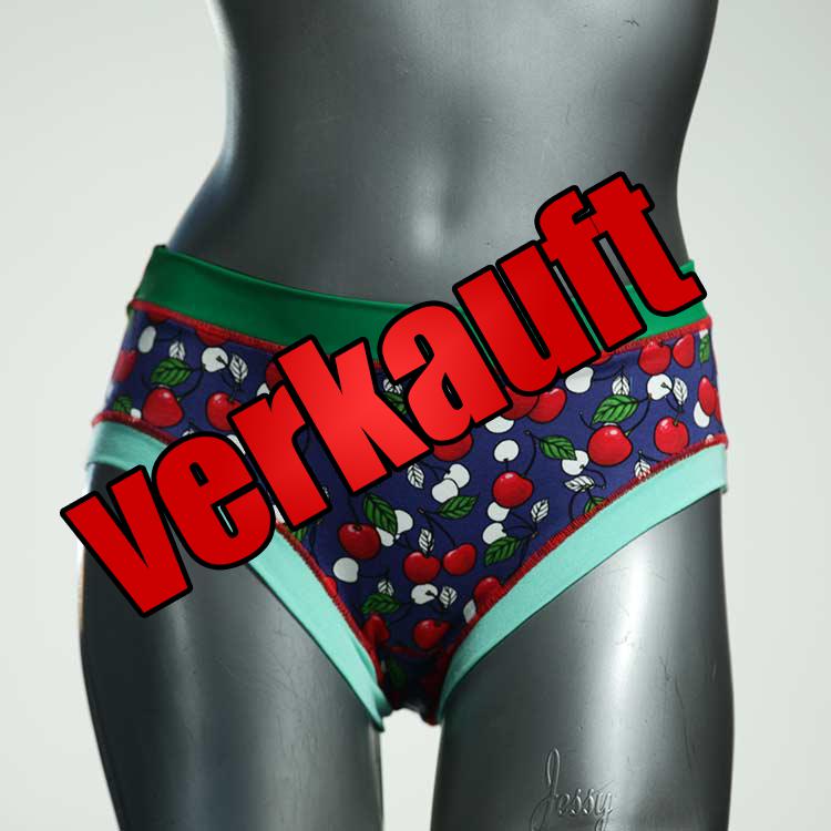 nachhaltige gemusterte sexy bunte Panty aus Baumwolle, Unterwäsche für Damen