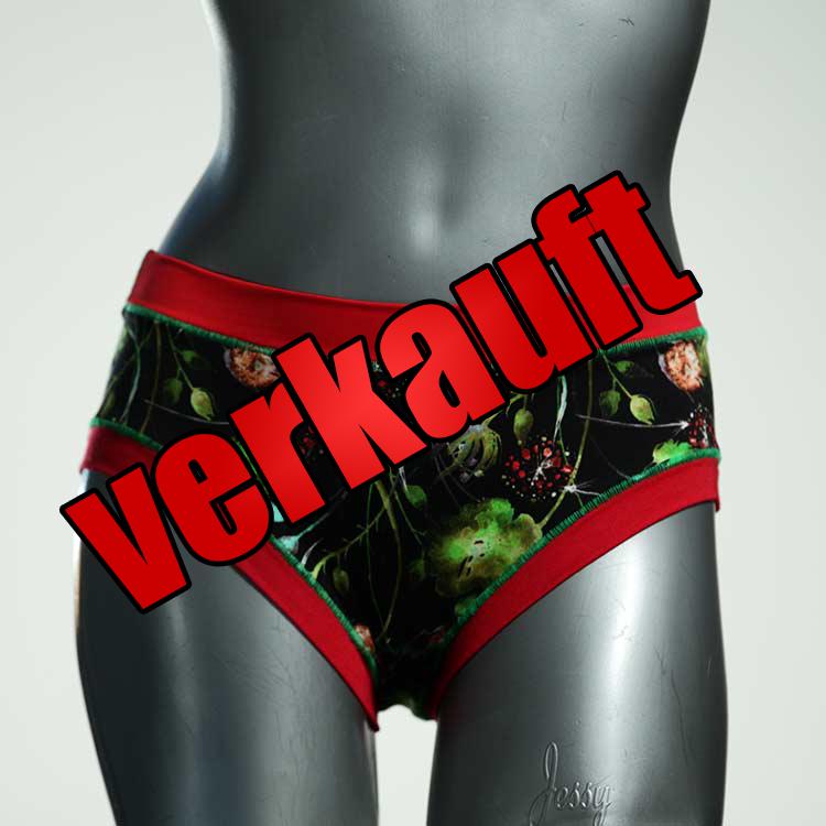 gemusterte farbige handgemachte günstige Panty aus Baumwolle, Unterwäsche für Damen