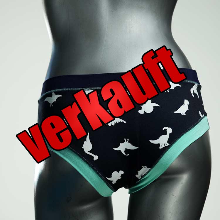 gemusterte farbige handgemachte günstige Panty aus Baumwolle, Unterwäsche für Damen