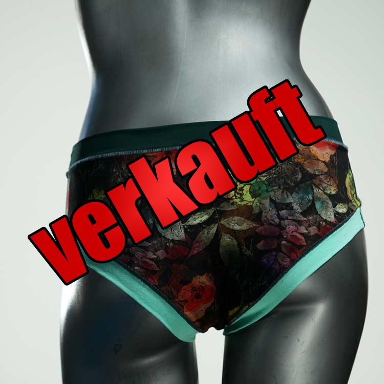 bunte ökologische gemusterte bequeme Panty aus Baumwolle, Unterwäsche für Damen