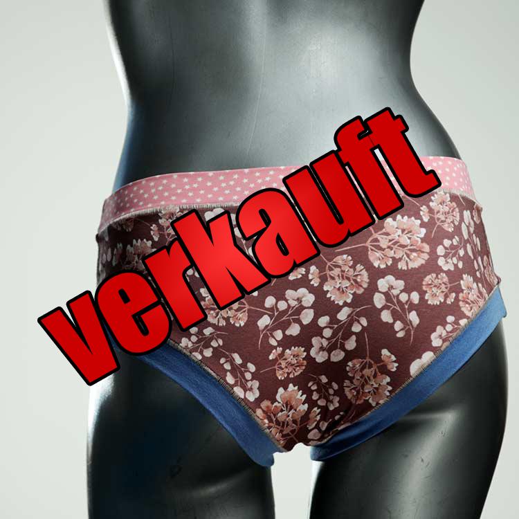 attraktive ökologische sexy handgemachte Panty aus Baumwolle, Unterwäsche für Damen