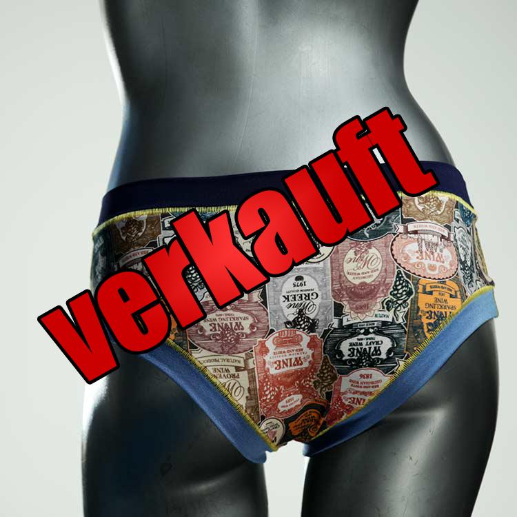 ökologische gemusterte attraktive nachhaltige Panty aus Baumwolle, Unterwäsche für Damen