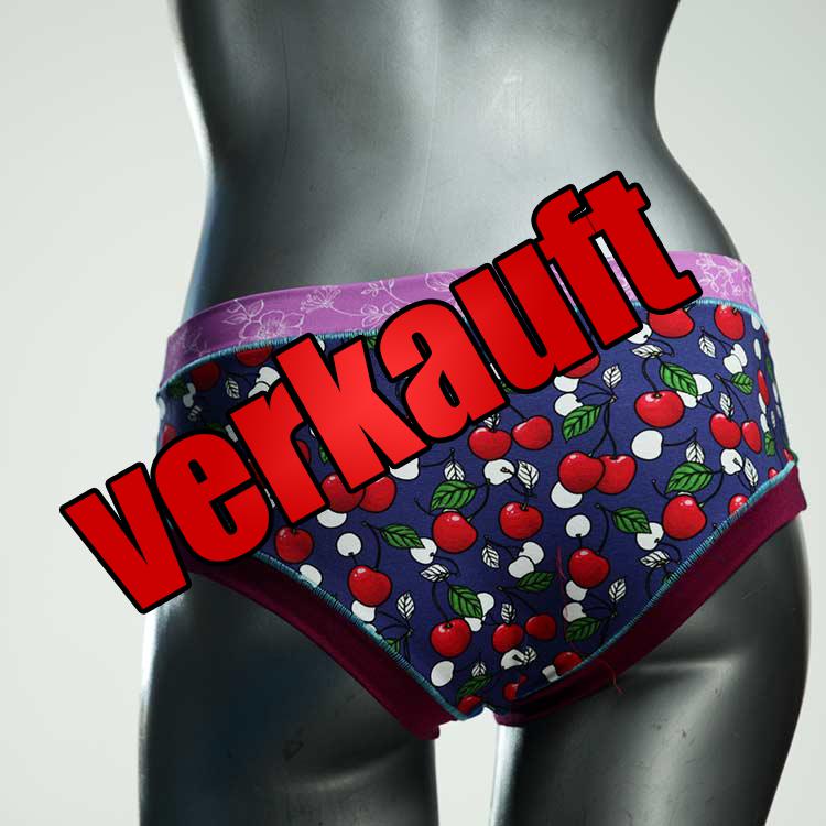 handgemachte ökologische sexy gemusterte Panty aus Baumwolle, Unterwäsche für Damen