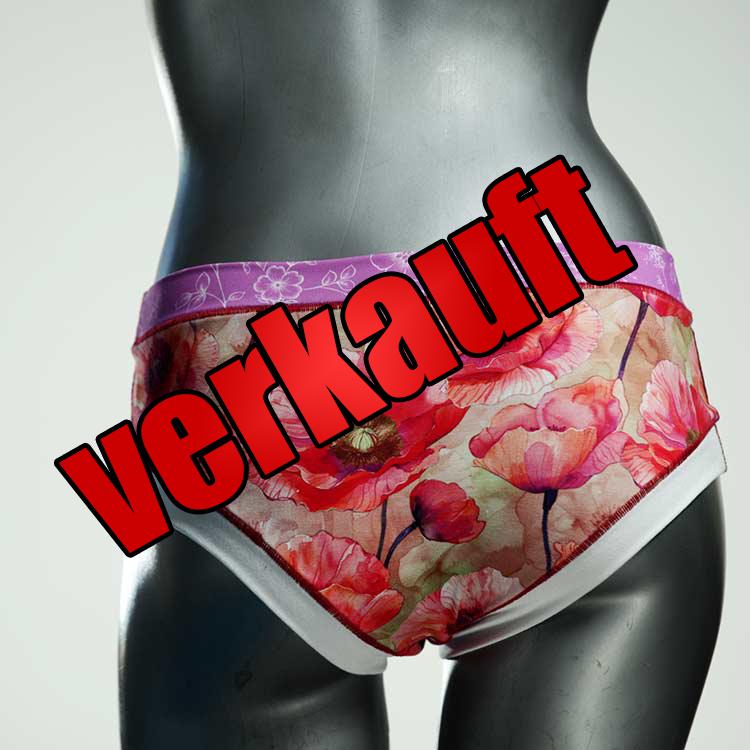 nachhaltige ökologische gemusterte handgemachte Panty aus Baumwolle, Unterwäsche für Damen