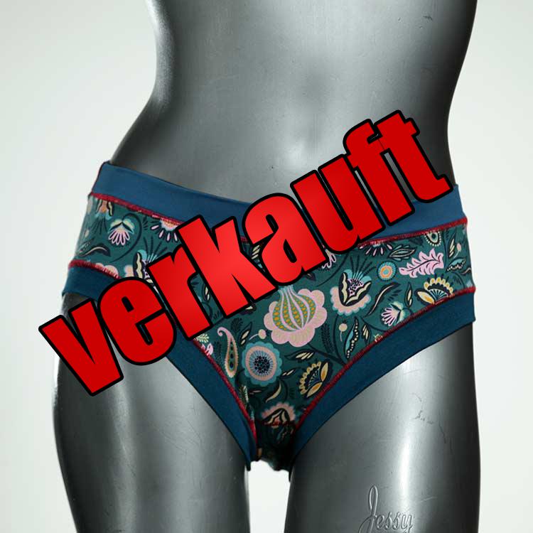 farbige ökologische handgemachte nachhaltige Panty aus Baumwolle, Unterwäsche für Damen