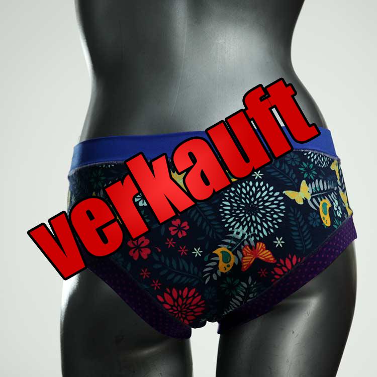 handgemachte bunte nachhaltige farbige Panty aus Baumwolle, Unterwäsche für Damen