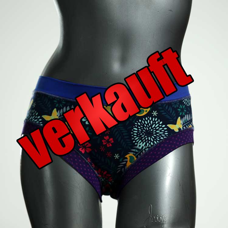 handgemachte bunte nachhaltige farbige Panty aus Baumwolle, Unterwäsche für Damen
