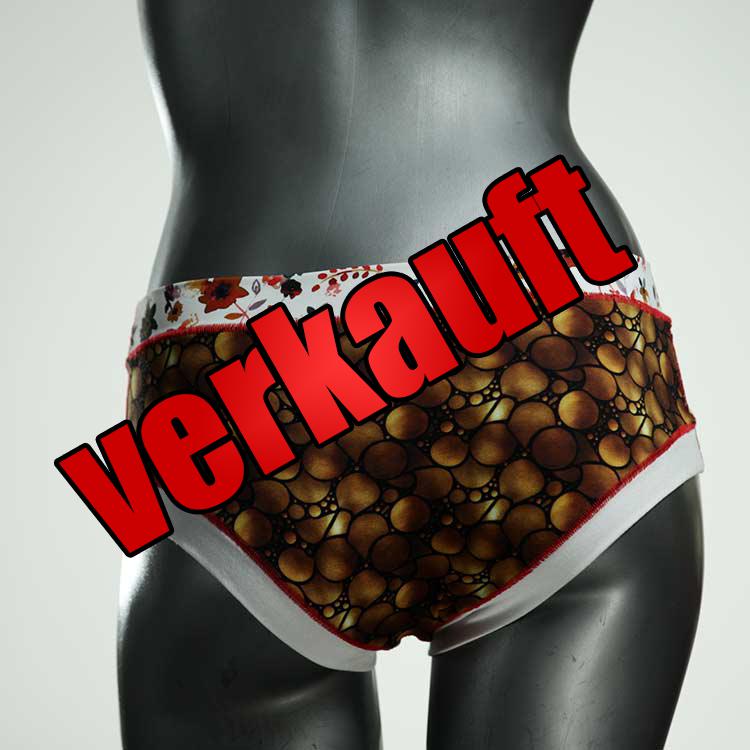 gemusterte schöne handgemachte ökologische Panty aus Baumwolle, Unterwäsche für Damen