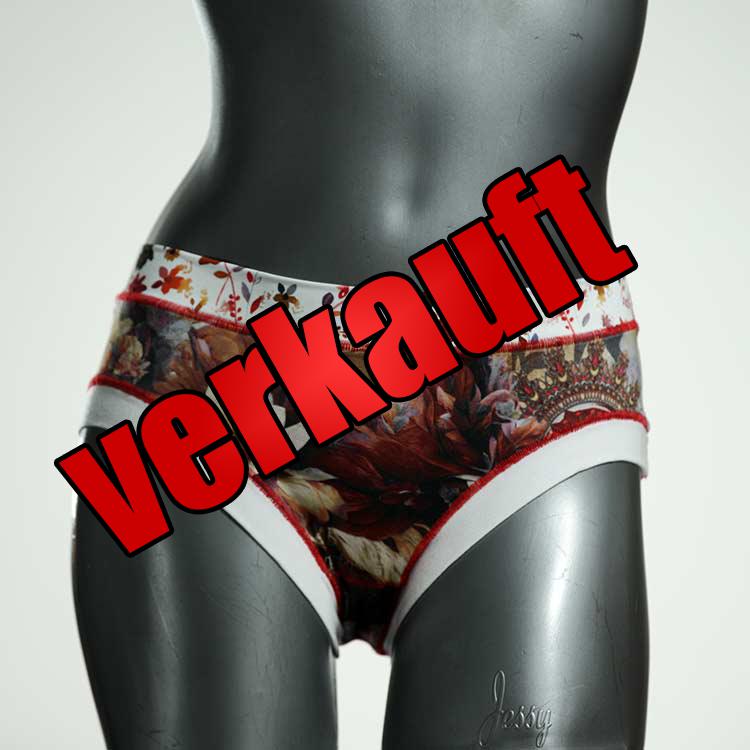 gemusterte schöne handgemachte ökologische Panty aus Baumwolle, Unterwäsche für Damen