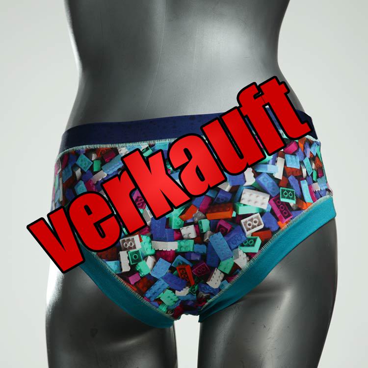handgemachte farbige nachhaltige bunte Panty aus Baumwolle, Unterwäsche für Damen