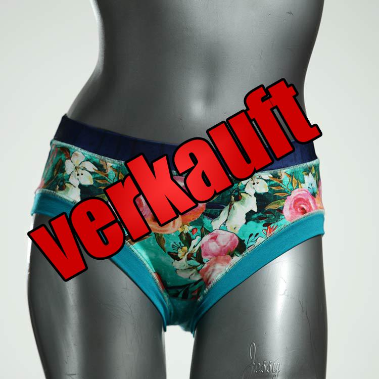handgemachte farbige nachhaltige bunte Panty aus Baumwolle, Unterwäsche für Damen