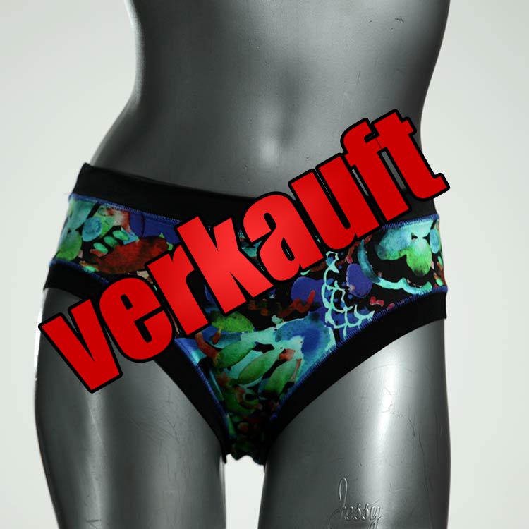 gemusterte attraktive sexy ökologische Panty aus Baumwolle, Unterwäsche für Damen