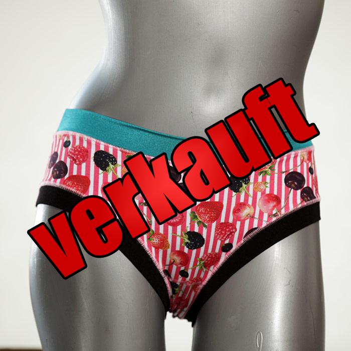  gemusterte handgemachte sexy Panty - Unterhose - Slip aus Baumwolle für Damen
