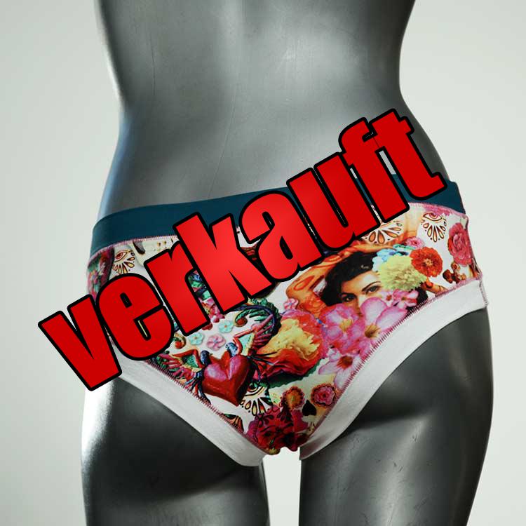 bunte gemusterte farbige bequeme Panty aus Baumwolle, Unterwäsche für Damen