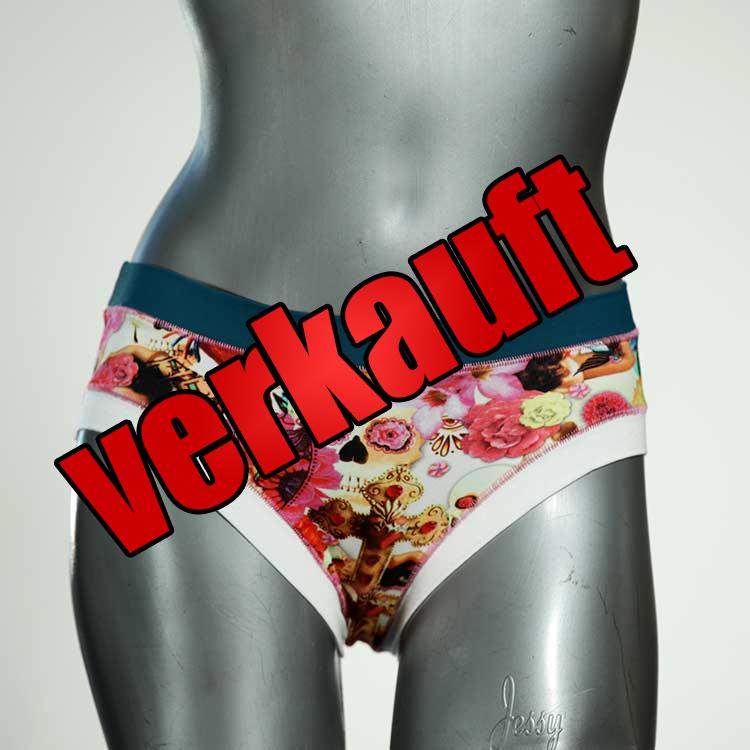 bunte gemusterte farbige bequeme Panty aus Baumwolle, Unterwäsche für Damen
