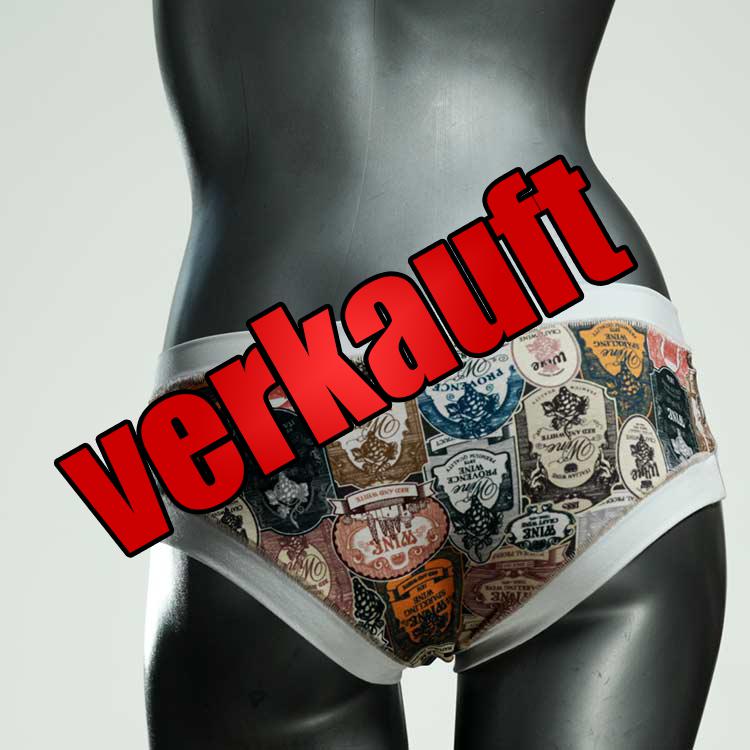 gemusterte handgemachte nachhaltige schöne Panty aus Baumwolle, Unterwäsche für Damen