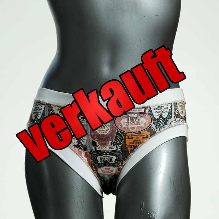 gemusterte handgemachte nachhaltige schöne Panty aus Baumwolle, Unterwäsche für Damen