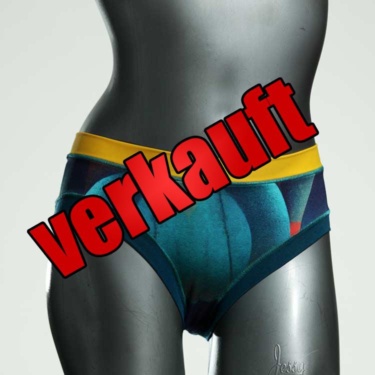 bunte gemusterte ökologische handgemachte Panty aus Baumwolle, Unterwäsche für Damen