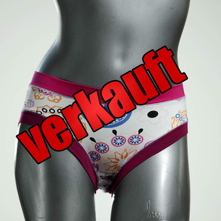 süße bunte handgemachte nachhaltige Panty aus Baumwolle, Unterwäsche für Damen
