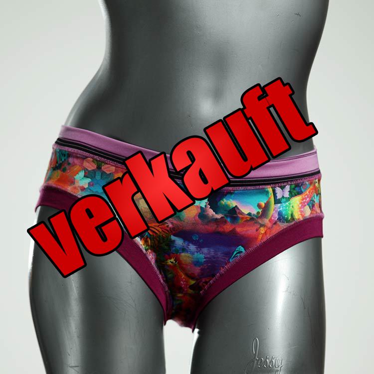 bunte ökologische sexy gemusterte Panty aus Baumwolle, Unterwäsche für Damen