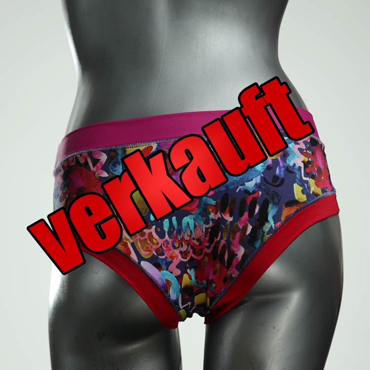 nachhaltige gemusterte farbige ökologische Panty aus Baumwolle, Unterwäsche für Damen