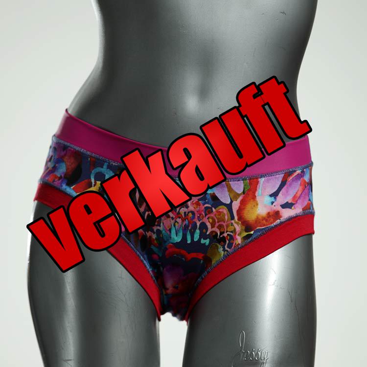nachhaltige gemusterte farbige ökologische Panty aus Baumwolle, Unterwäsche für Damen