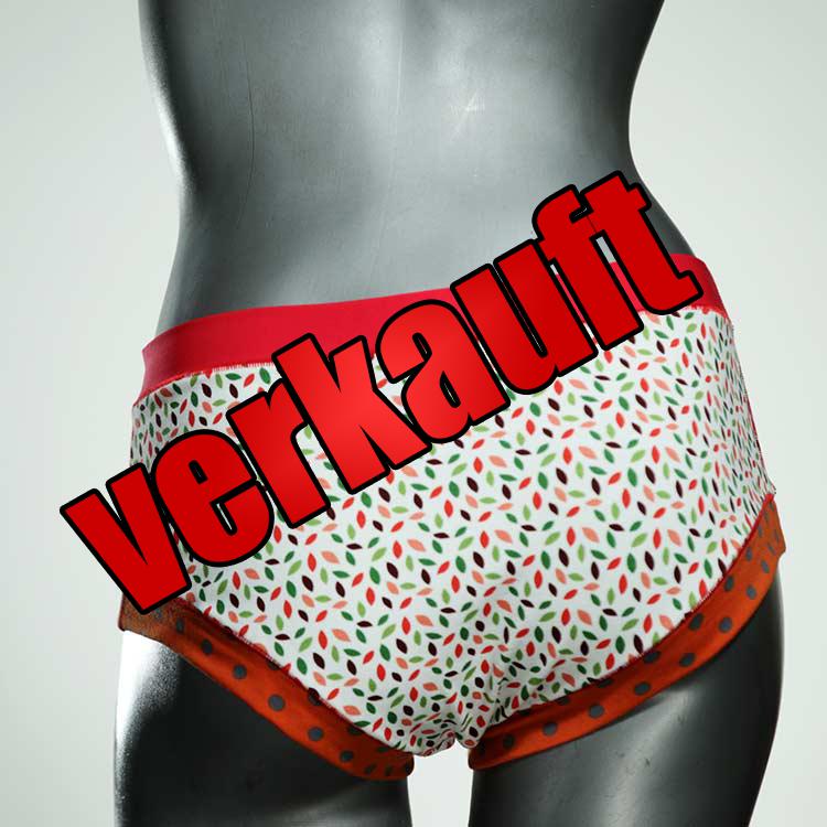 bunte handgemachte nachhaltige gemusterte Panty aus Baumwolle, Unterwäsche für Damen
