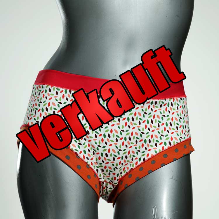 bunte handgemachte nachhaltige gemusterte Panty aus Baumwolle, Unterwäsche für Damen