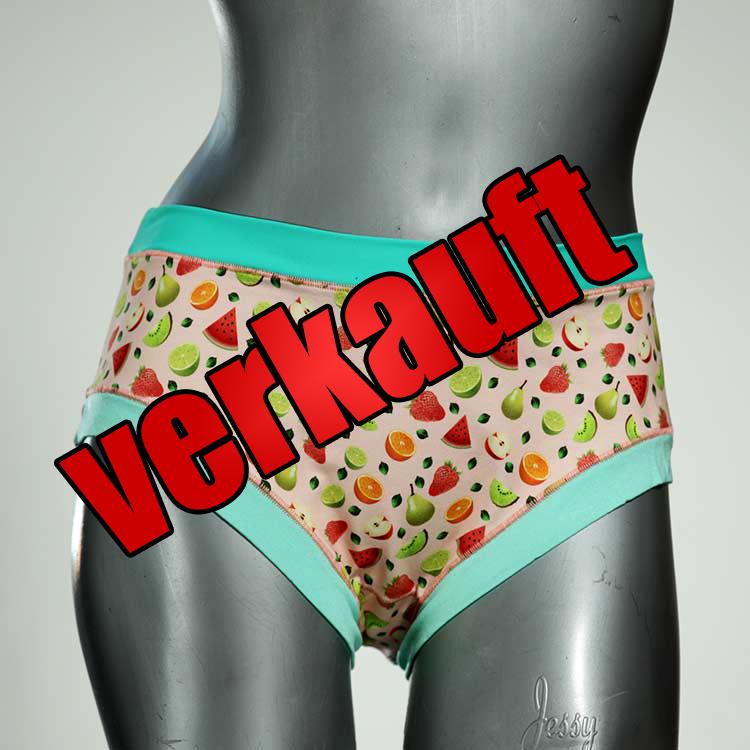 handgemachte ökologische preiswerte bunte Panty aus Baumwolle, Unterwäsche für Damen