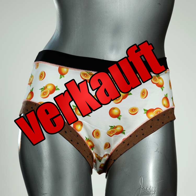 gemusterte farbige ökologische günstige Panty aus Baumwolle, Unterwäsche für Damen