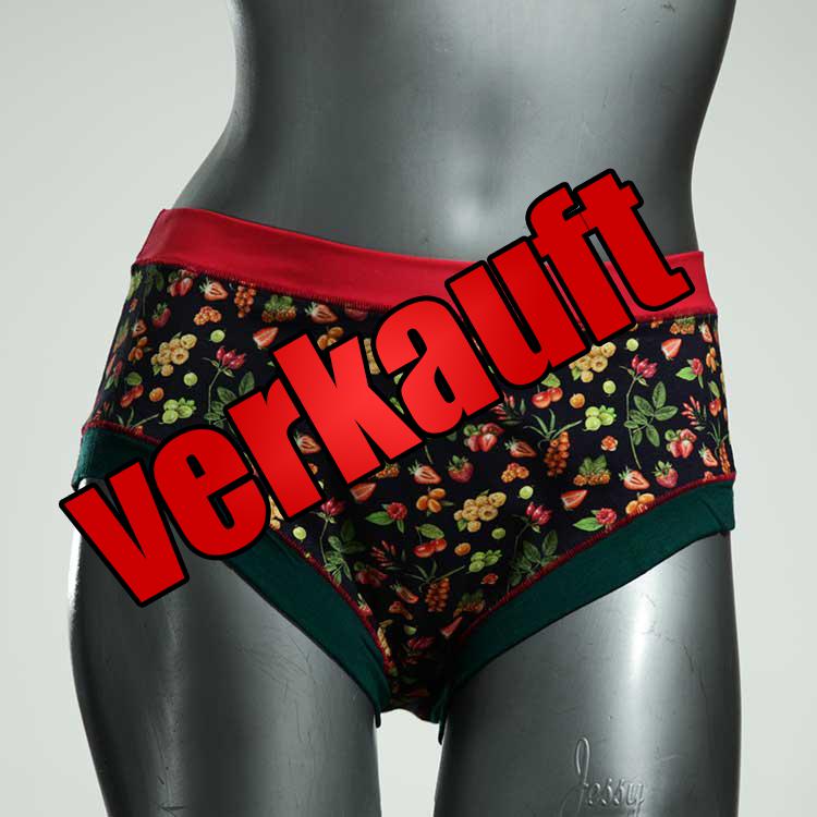 gemusterte schöne ökologische sexy Panty aus Baumwolle, Unterwäsche für Damen