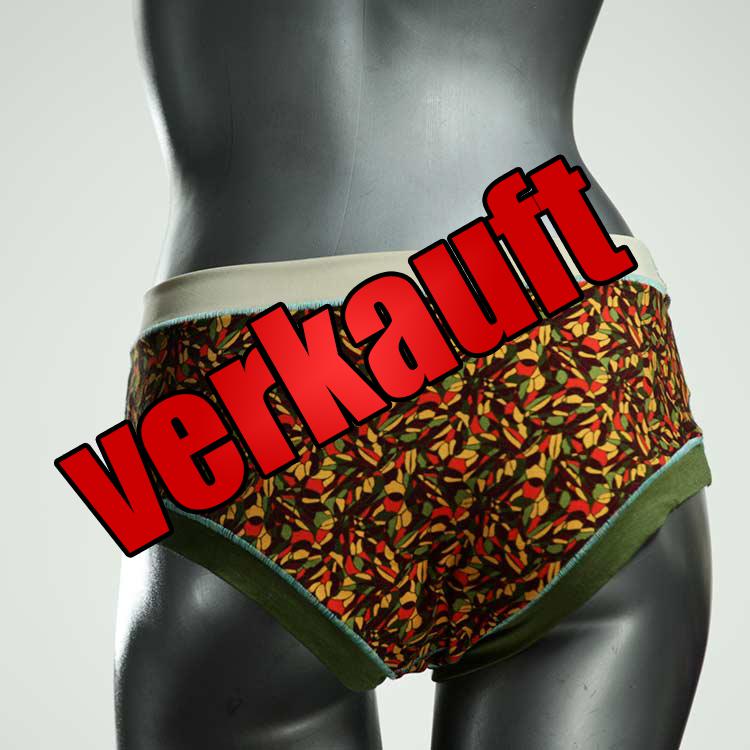 bunte attraktive ökologische sexy Panty aus Baumwolle, Unterwäsche für Damen