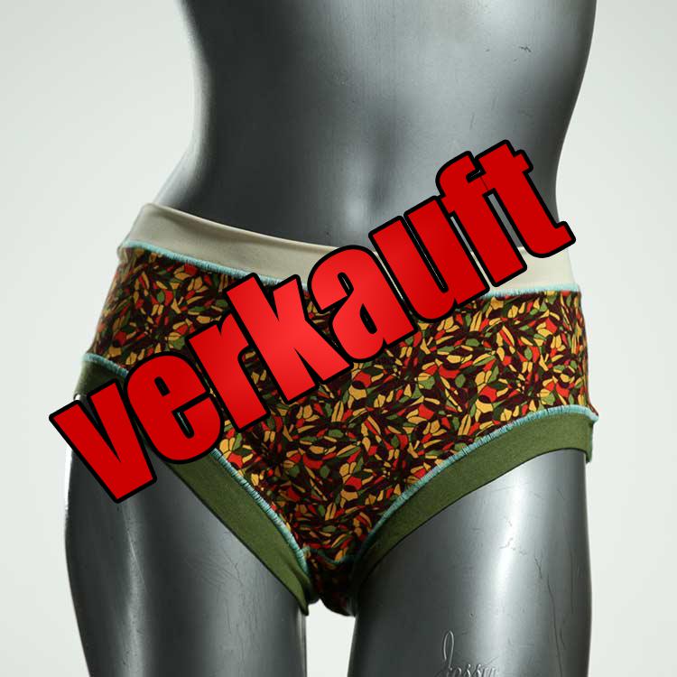 bunte attraktive ökologische sexy Panty aus Baumwolle, Unterwäsche für Damen