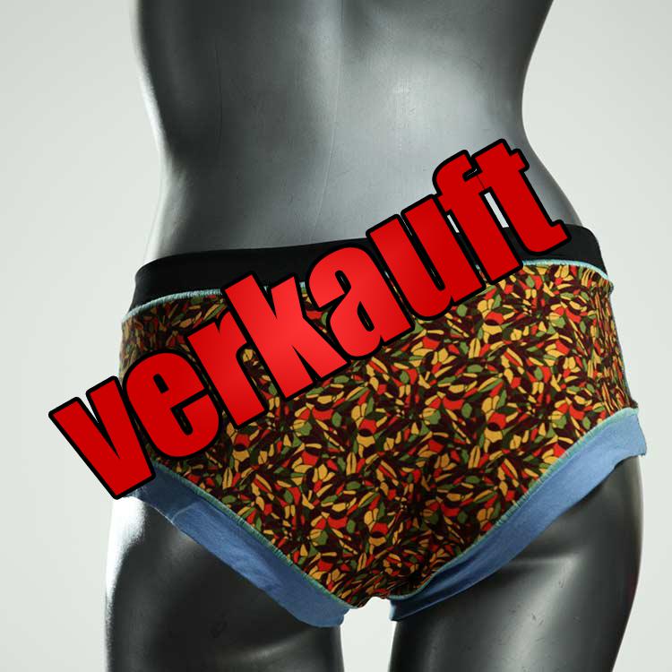 farbige günstige ökologische bunte Panty aus Baumwolle, Unterwäsche für Damen