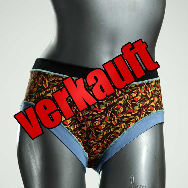 farbige günstige ökologische bunte Panty aus Baumwolle, Unterwäsche für Damen